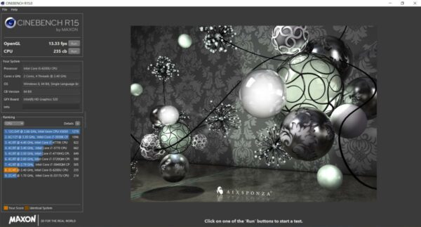 Review Acer Aspire S13 34 cinenbench 1