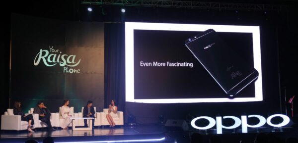 oppo f1s black edition raisa tandatangan