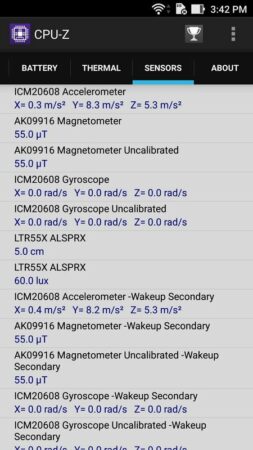 Asus ZenFone 3 Max ZC553KL CPU Z 1