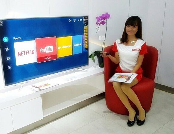 Dibanderol Mulai 12 Juta Rupiah, Polytron Luncurkan LED TV 4K Smart Ultra HD 42 Polytron LED TV 4K Smart