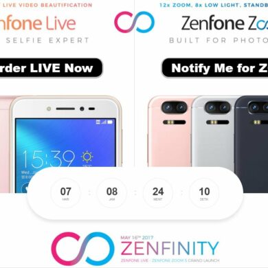 ASUS Zenfone live dan Zoom S 1