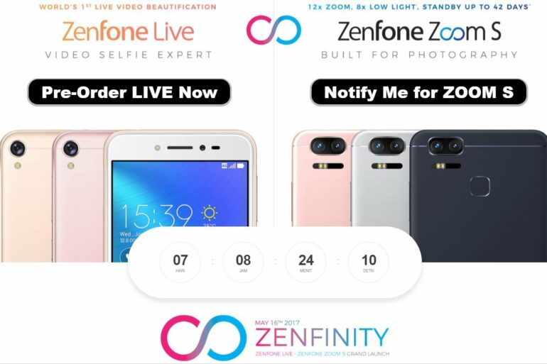 ASUS Zenfone live dan Zoom S 1 ASUS Zenfone live dan Zoom S 1