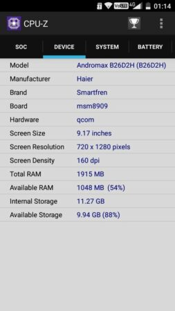 Andromax L CPU Z 3