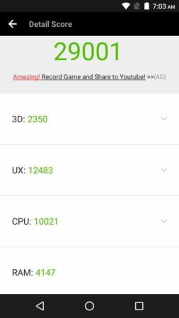Nubia N1 Lite Antutu