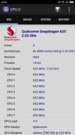 Review Xiaomi Redmi Note 4: Opsi Menarik di Harga 2 Jutaan Rupiah 37 Xiaomi Redmi Note 4 CPU Z 1