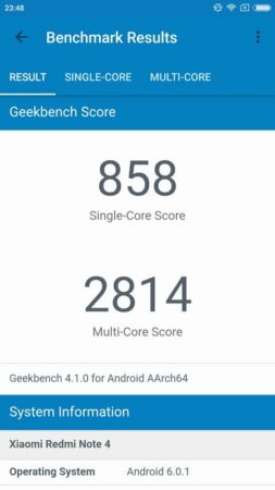 Review Xiaomi Redmi Note 4: Opsi Menarik di Harga 2 Jutaan Rupiah 43 Xiaomi Redmi Note 4 Geekbench 4