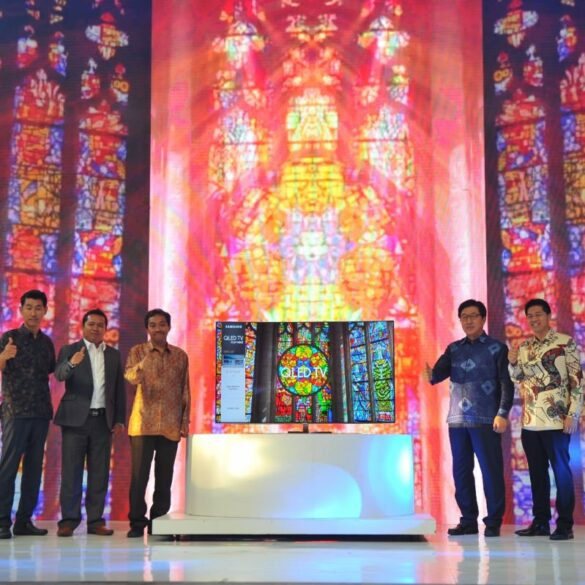 foto qled tv launch bali