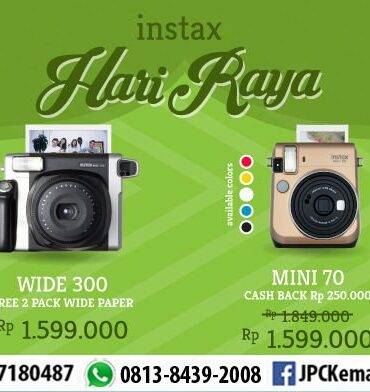 Promo Menarik dari Canon, Fujifilm, Olympus, GoPro, Sony dan Panasonic untuk Menyambut Lebaran 2017 30 promo fuji instax ramadhan 2017