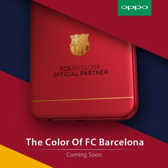 Sambut Barca Juara ICC, Oppo Siapkan F3 FC Barcelona Limited Edition 41 F3 FCB FCB red is coming