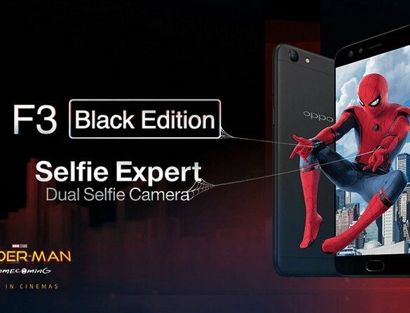 Oppo F3 Spiderman Homecoming