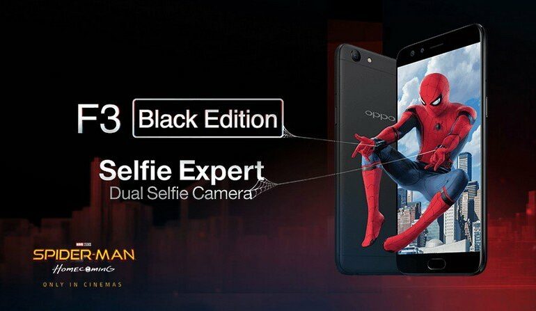 Oppo F3 Spiderman Homecoming Oppo F3 Spiderman Homecoming