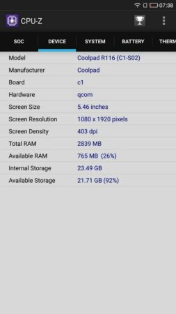 Coolpad Cool Dual CPU Z 2