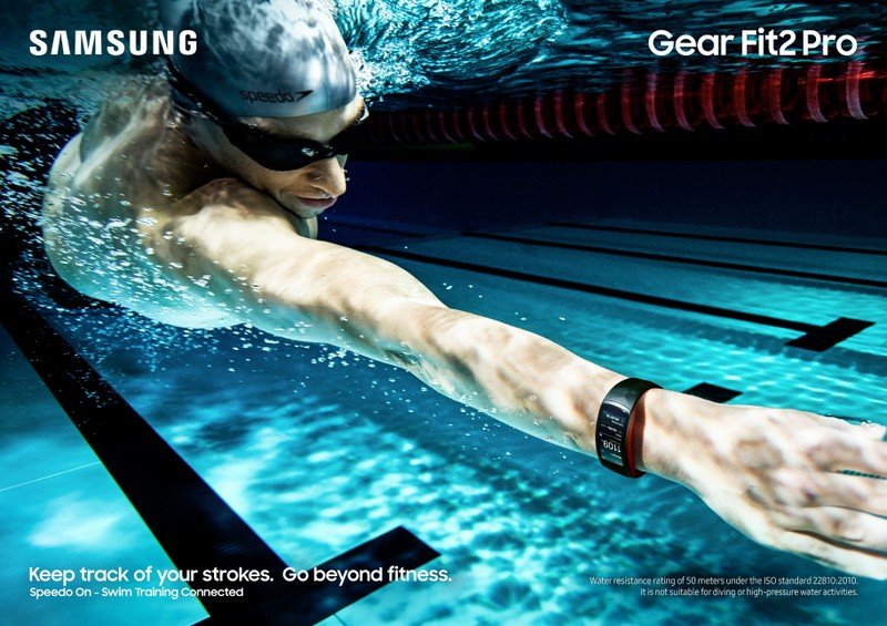 Pic Gear Fit2 Pro Red Lifestyle Swimming