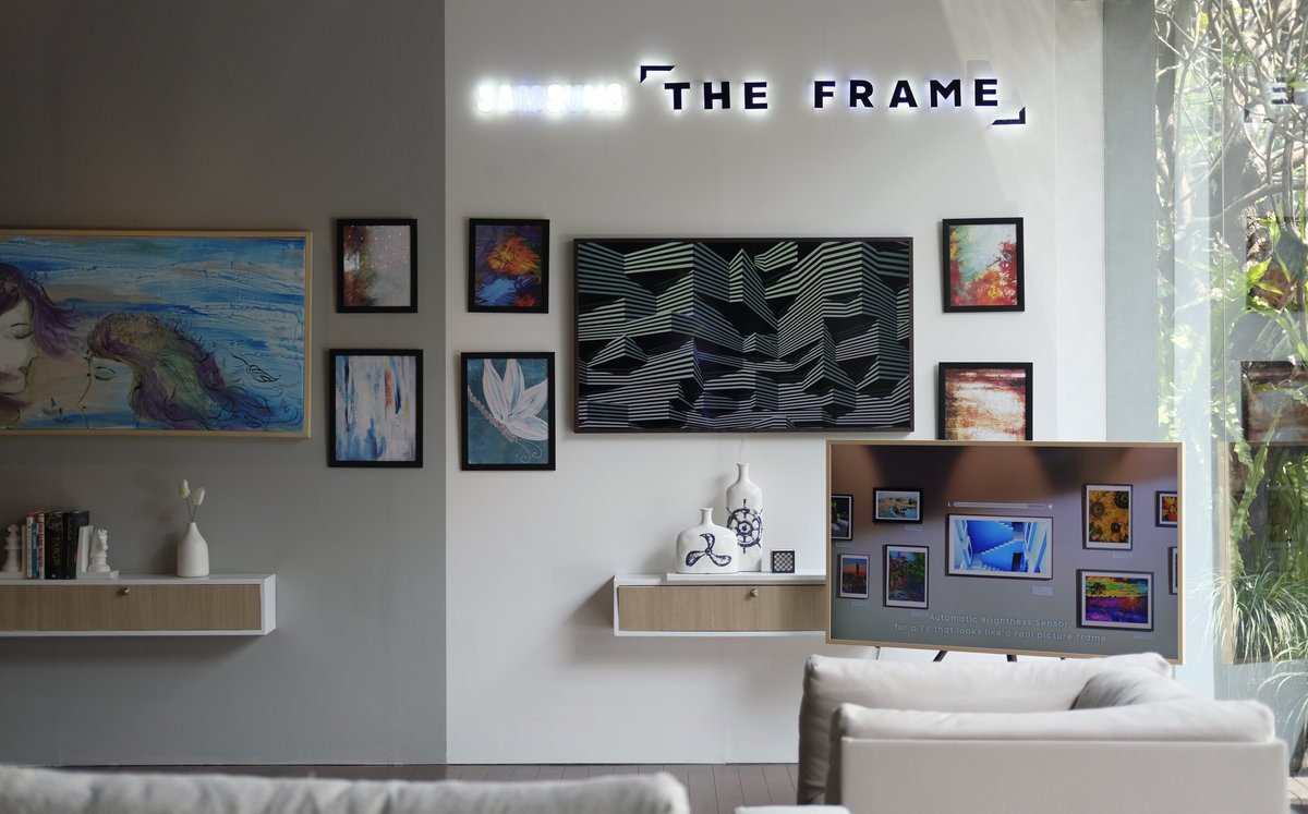 samsung frame tv display