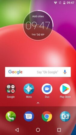 Moto E4 UI 1