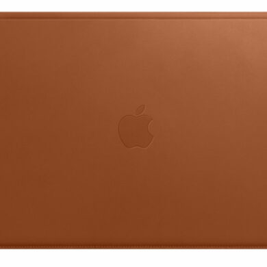 Apple MacBook leather sleeve 1
