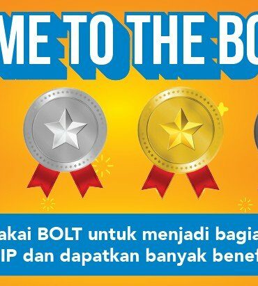 Bolt VIP: Program Loyalitas untuk Pelanggan Bolt Prabayar 31 BOLT VIP Program Banner