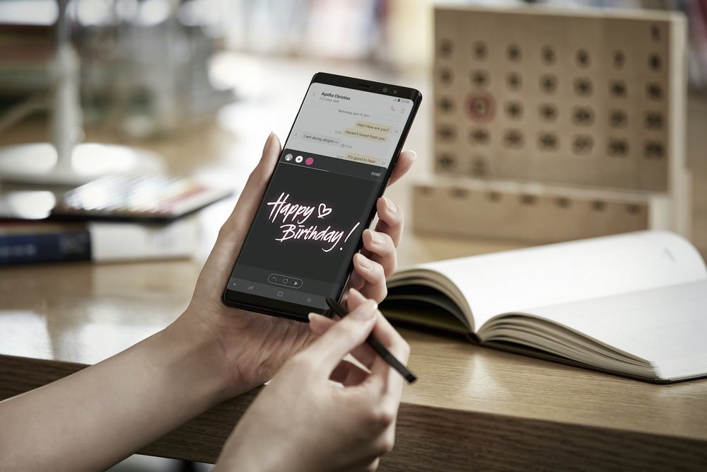 Galaxy Note8 Live Message