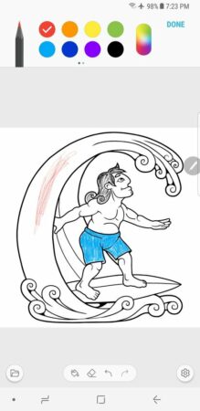 Galaxy Note8 S Pen Colouring 2