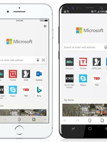 Microsoft Edge for iOS and Android