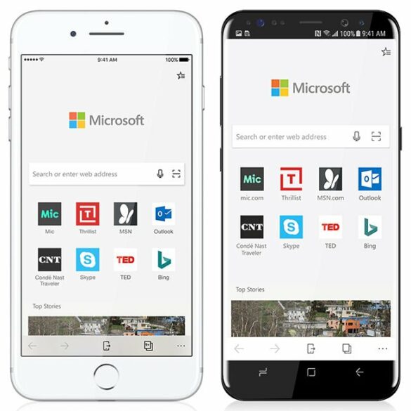 Microsoft Perkenalkan Browser Edge untuk Android dan iOS 31 Microsoft Edge for iOS and Android