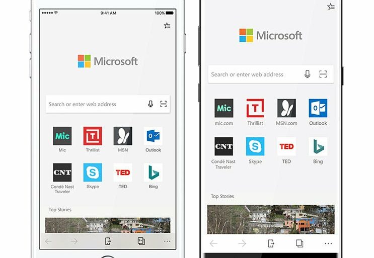Microsoft Edge for iOS and Android Microsoft Edge for iOS and Android