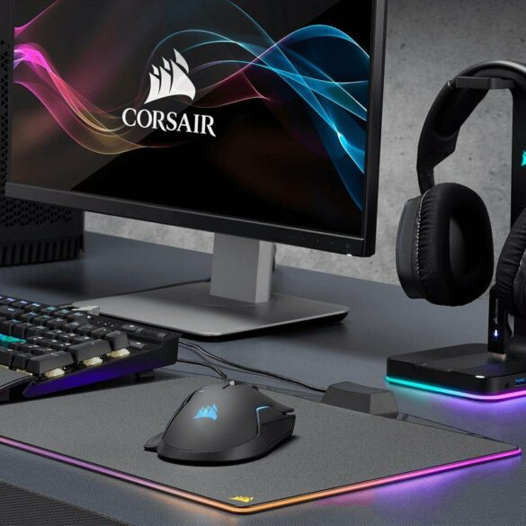 Corsair ST100, <em>Headphone Stand</em> Premium dengan <em>Sound Card</em> dan Lampu RGB 34 corsair st100 1
