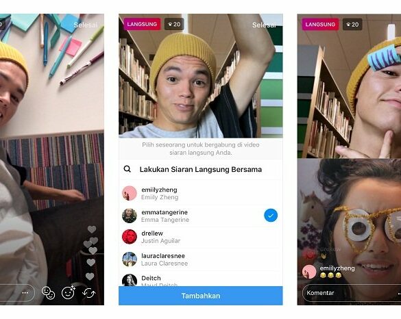 Instagram Rilis Fitur Live Video Bersama Teman 33 instagram live friend 1