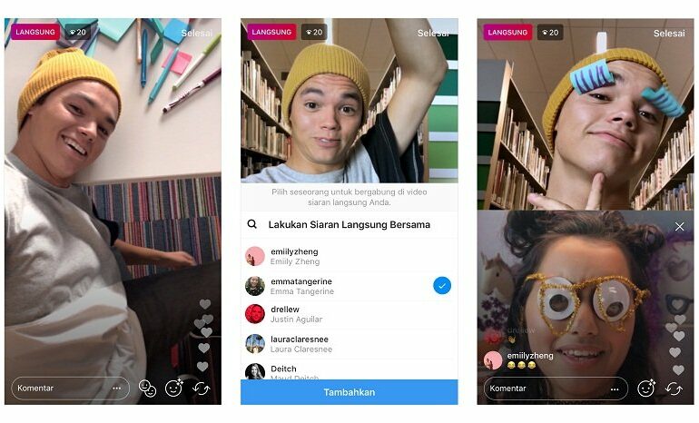 instagram live friend 1