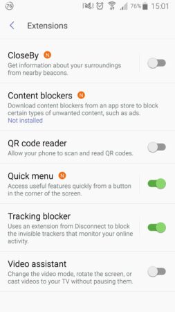 Browser Samsung Internet Kini Tersedia untuk Seluruh Smartphone Android, Tawarkan Pemblokir Tracker 21 samsung internet 3
