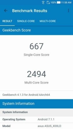 Review Asus ZenFone 4 Selfie: Opsi Menarik untuk yang Gemar Selfie dan Wefie 51 Asus ZenFone 4 Selfie Geekbench 4