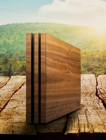 Balolo Playstation 4 Pro Walnut Wood Cover 1 Balolo Playstation 4 Pro Walnut Wood Cover 1