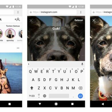 Instagram Simpan dan Bagikan Stories Anda Melalui Situs Seluler