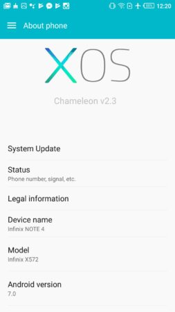 infinix note 4 screenshot 3