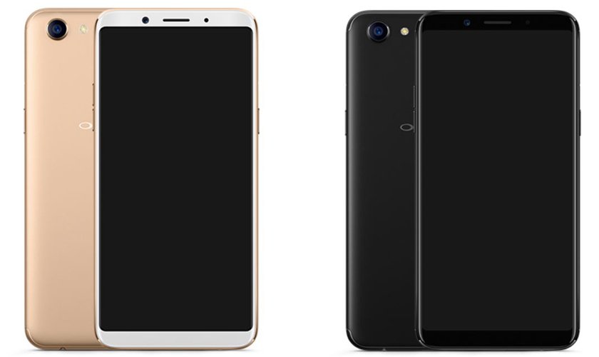 Oppo A75 Gold and Black
