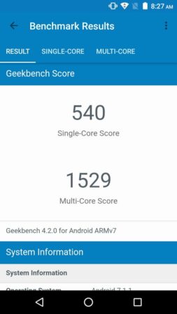 Review Motorola Moto E4 Plus: Smartphone Terjangkau dengan Layar Lebar dan Baterai Besar 44 Moto E4 Plus Geekbench