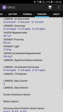 Samsung Galaxy J7 CPU Z 1