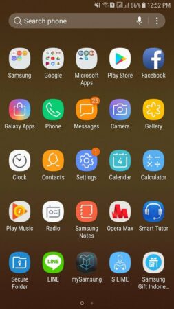 Samsung Galaxy J7 UI 3