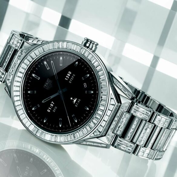 TAG Heuer Connected Modular 45 Diamond: Jam Tangan Pintar Android Wear Termahal Di Dunia 45 TAG Heuer Connected Modular 45 Diamond 1