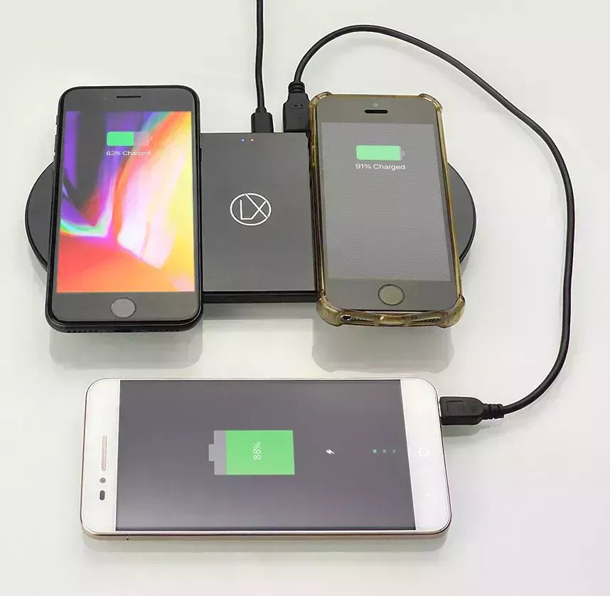 lxory dual wireless charging pad 2