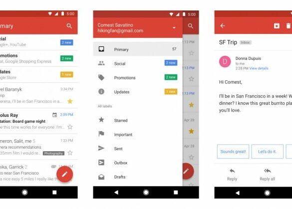 Gmail Go: Lebih Ringan untuk Perangkat dengan RAM di Bawah 1 GB 31 Gmail Go