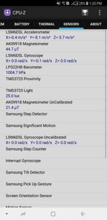 Samsung Galaxy A8 CPU Z 3
