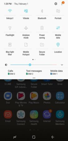 Samsung Galaxy A8 UI 3