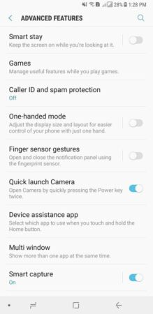 Samsung Galaxy A8 UI 5