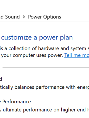 Windows Ultimate Performance mode 1 Windows Ultimate Performance mode 1