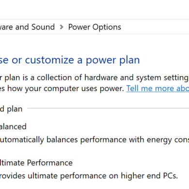 Windows Ultimate Performance mode 1