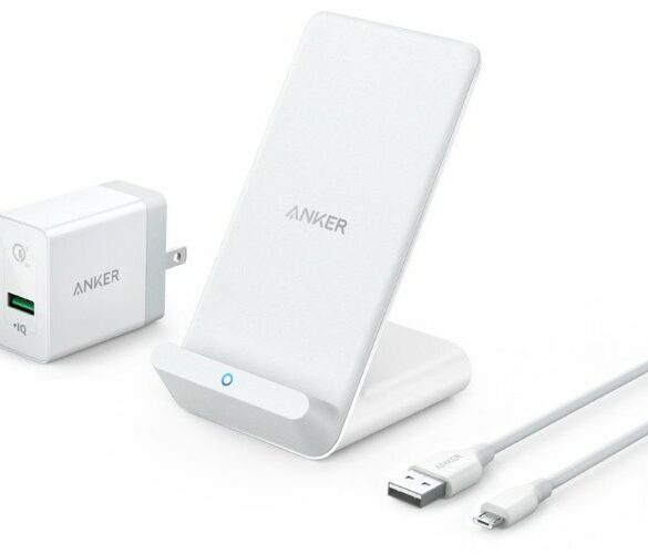 Anker PowerWave Series 7.5W: Bisa Lebih Cepat Isi Ulang Baterai iPhone X Secara Nirkabel 19 Anker PowerWave Charger Stand 1