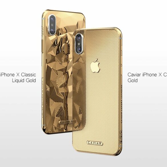 Caviar iPhone X Gold 1