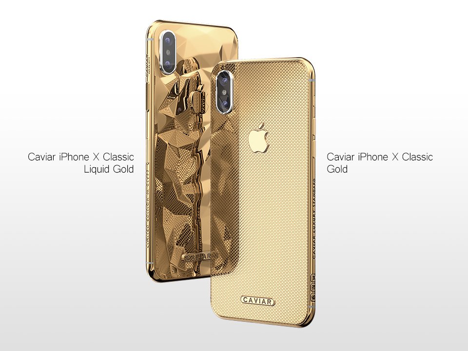 Caviar iPhone X Gold 1