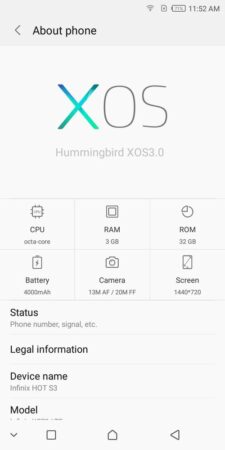 Review Infinix Hot S3: Smartphone Terjangkau dengan Kamera Selfie 20 Megapixel dan Baterai 4000 mAh 30 Infinix Hot S3 UI 2